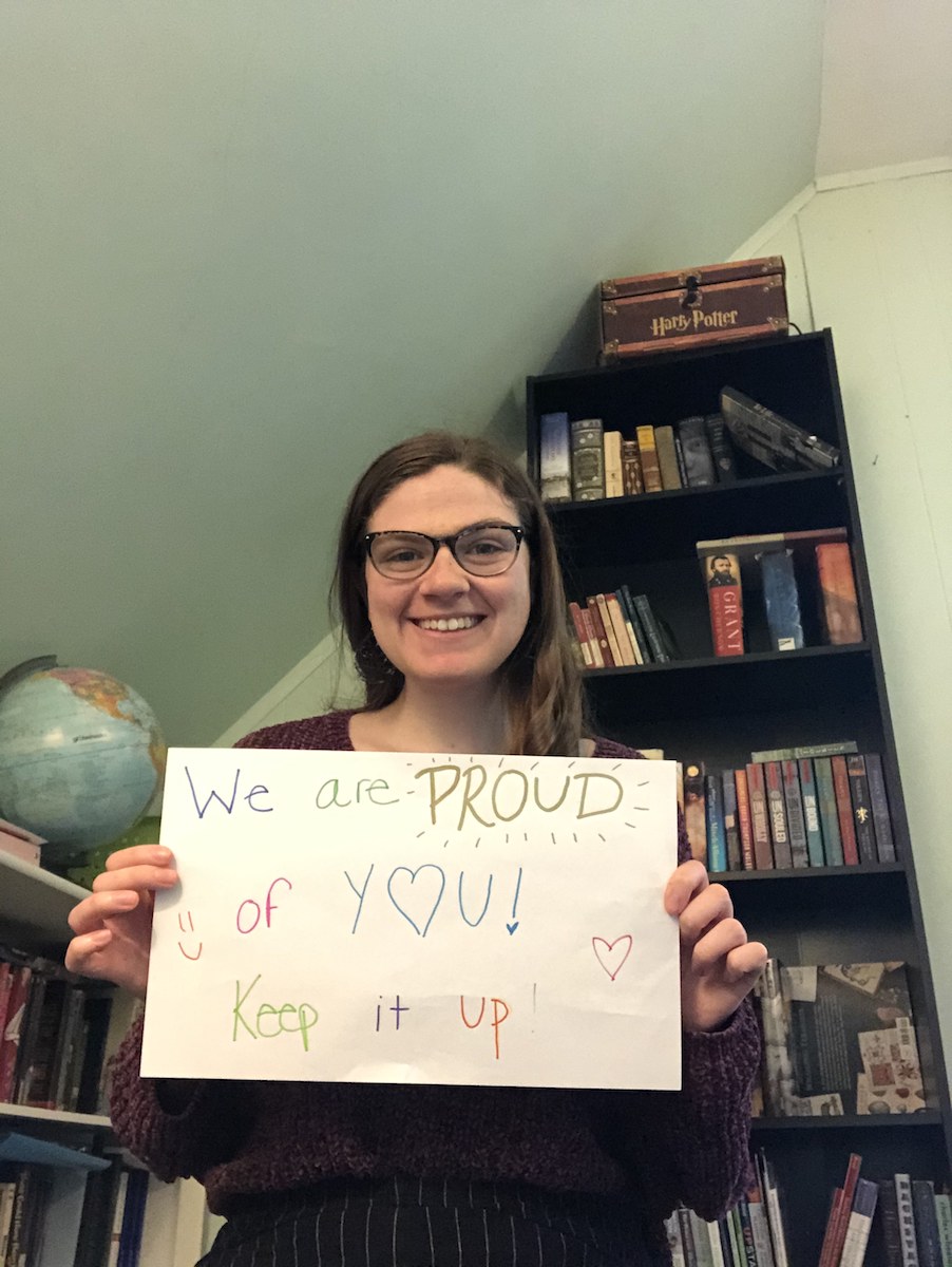 Duddy Cheers On Her Students